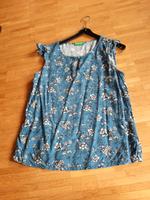 Benetton Top blau Blumen Gr. S Köln - Nippes Vorschau