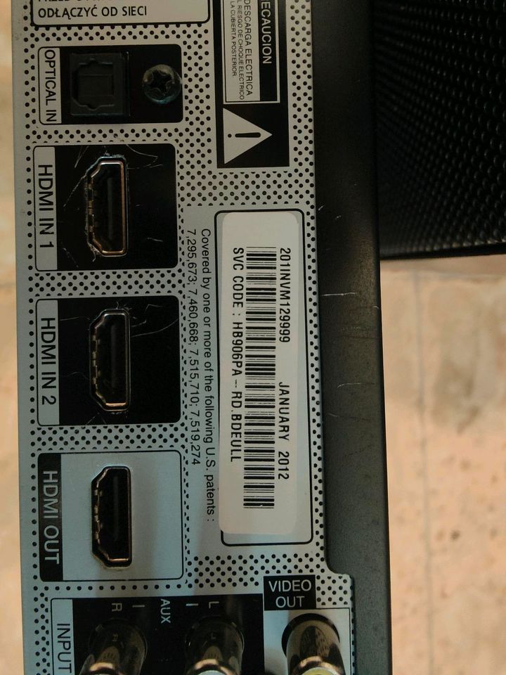 LG HX906PA, 5.1 3D Blu-ray Heimkinosystem in Ibbenbüren