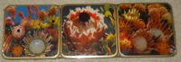 Vintage 6er Set Glas-Untersetzer Blüten coasters glasmatjies Brandenburg - Oranienburg Vorschau