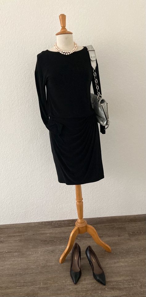 RALPH LAUREN ❤️ Kleid in Wickeloptik schwarz Gr 36 NEUW  NP 299,- in Hannover