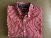 Tommy Hilfiger Markenhemd rot/weiss gestreift, Gr.L, Slimfit Sachsen - Döbeln Vorschau