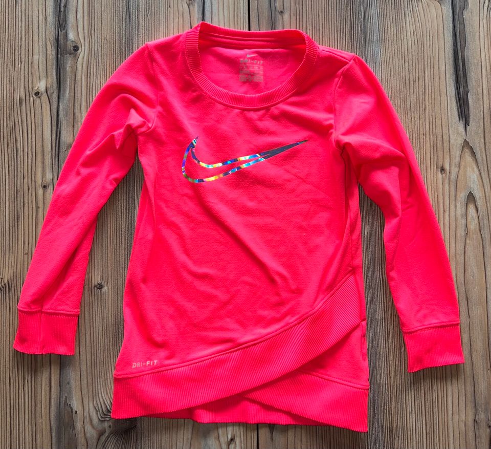 Nike Dri-Fit Sport Pulli Shirt Sweatshirt Gr 104 110 neon pink in Lörrach