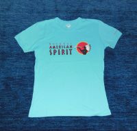 Damen Werbe-T-Shirt "Natural American Spirit" türkis Bochum - Bochum-Süd Vorschau