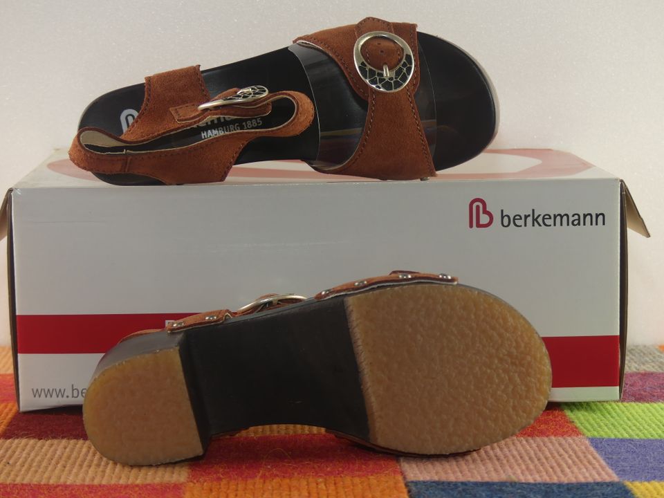 Restposten Berkemann Damen Holz Clogs Sandalette, Neu, Gr.37-40 in Wuppertal