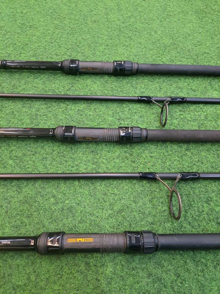 3× Daiwa Longbow DF 12ft 3lbs Karpfenruten Weitwurf Angeln Carp in Bad Bentheim