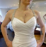 Brautkleid Sexy figurbetont 36 ivory Silber Raffung NEU Bayern - Starnberg Vorschau