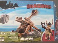 Playmobil Dragons 9245 Grobian mit Katapult Hessen - Hungen Vorschau