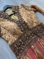 Anarkali / indisch, pakistanisches Kleid bestickt in Gold Harburg - Hamburg Sinstorf Vorschau