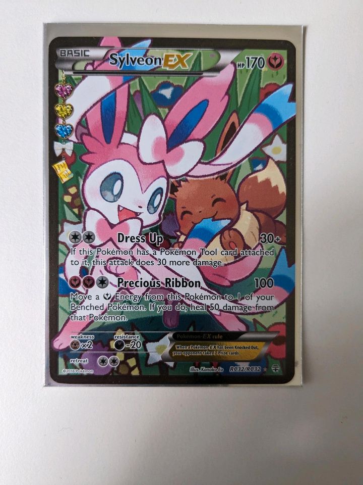 Feelinara EX Sylveon EX RC32/RC32 FULLART GENERATIONEN RADIANT in Lingen (Ems)