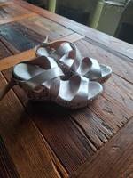 Sandalen cafenoir silber Leder 38 Niedersachsen - Wunstorf Vorschau