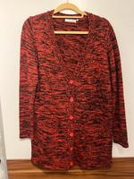 rot/schwarze Strickjacke von Bon Prix / Größe 40/42 Schleswig-Holstein - Selent Vorschau