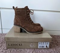 Lasocki Leder Stiefeletten braun Wildleder warm 38 boots Vintag Dresden - Innere Altstadt Vorschau