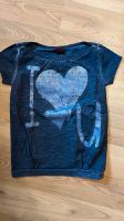 S.Oliver Shirt T-Shirt Gr. 92/98 Mädchen blau I Love You Bayern - Abenberg Vorschau