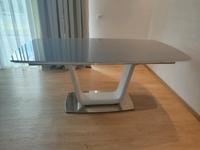 Wohnzimmer und Esszimmer Tisch mit Glas. Schleswig-Holstein - Winsen Vorschau