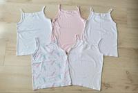 5x Top H&M Gr.122/128 Shirt Trägertop Unterhemd Bayern - Augsburg Vorschau