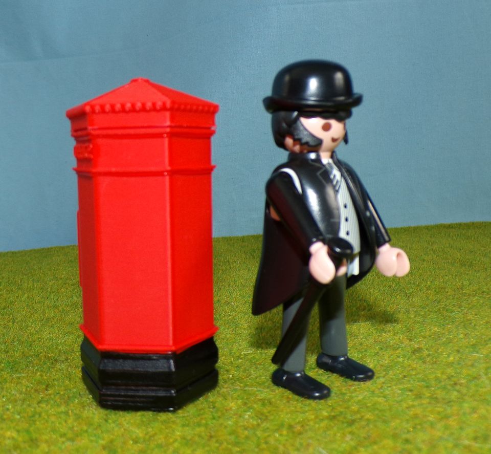3D-Custom: Playmobil kompatibler öffentlicher Briefkasten, London in Kamp-Lintfort