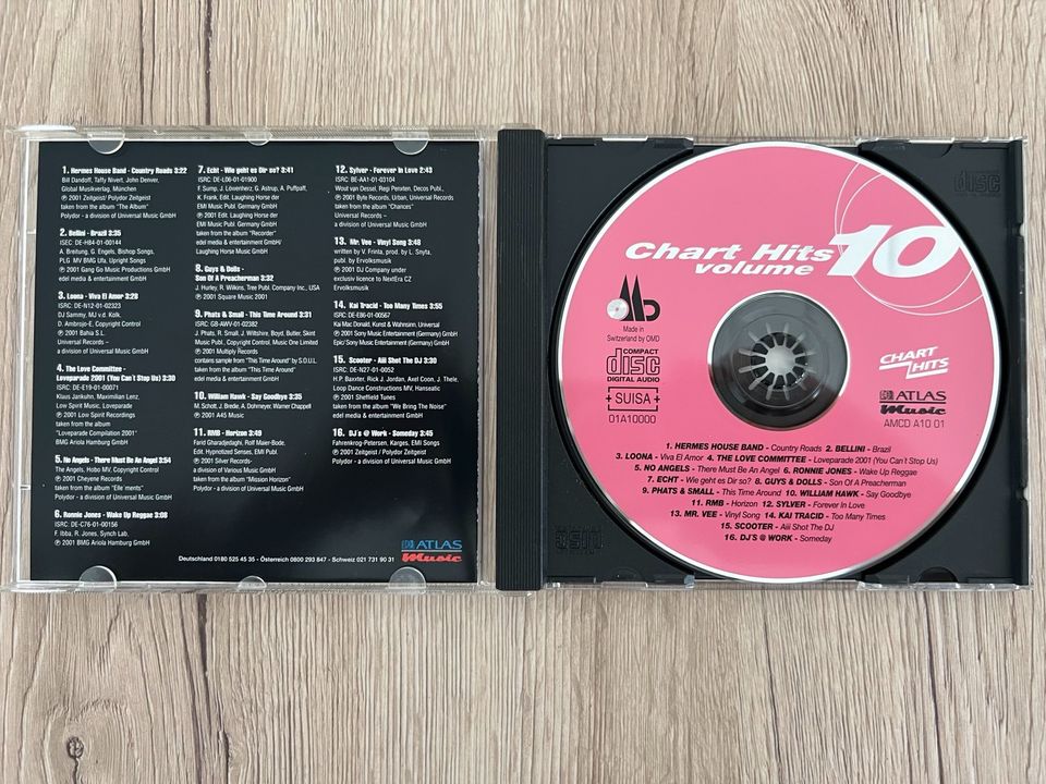 CD | Chart Hits Vol. 10 (2001) in Gruibingen