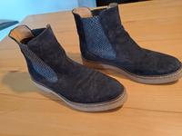 Damen-Stiefelette Alpe-Woman Gr. 39 blau Nordrhein-Westfalen - Brilon Vorschau