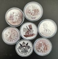 7x 1 Oz Silber (Disney & Simpsons) Baden-Württemberg - Meßkirch Vorschau