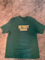 Shirt Bershka Detroit Michigan Gr. L in grün Nordrhein-Westfalen - Dorsten Vorschau