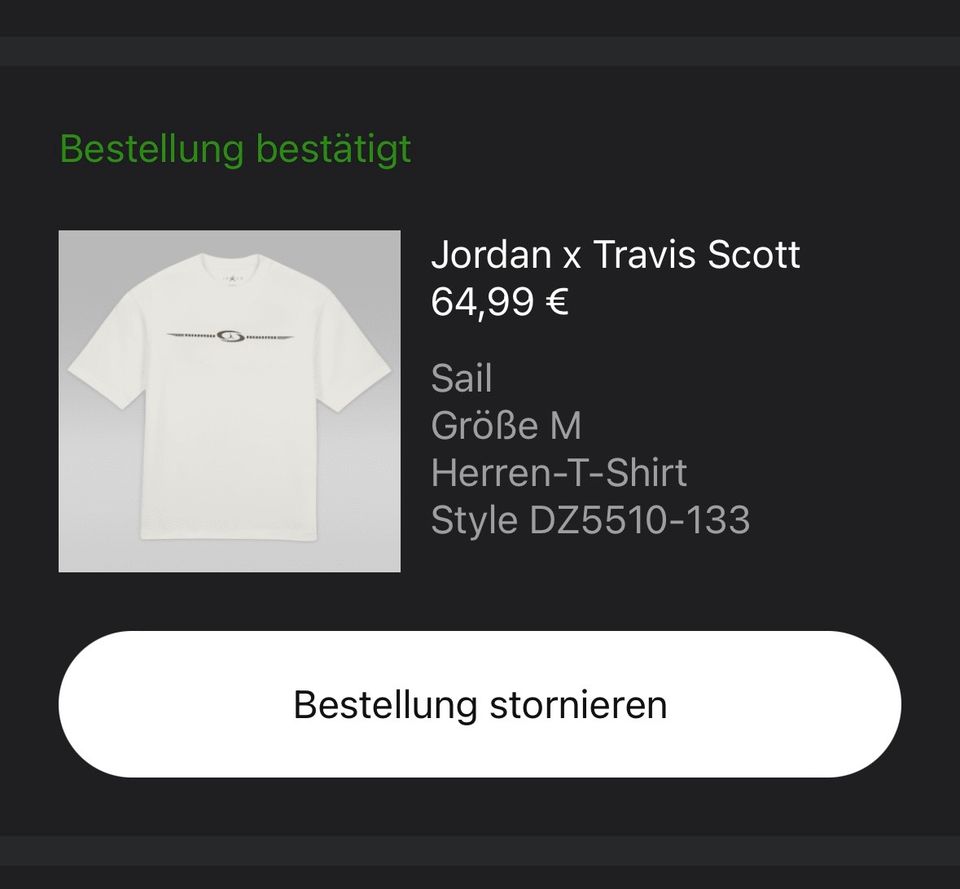 Jordan x Travis Scott T-Shirt in Löbau