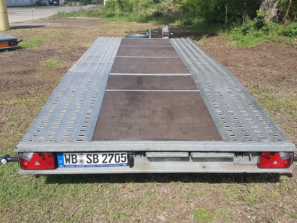 Vermietung Autotransportanhänger Autotrailer 2700kg / 2020kg 4,5m in Gräfenhainichen