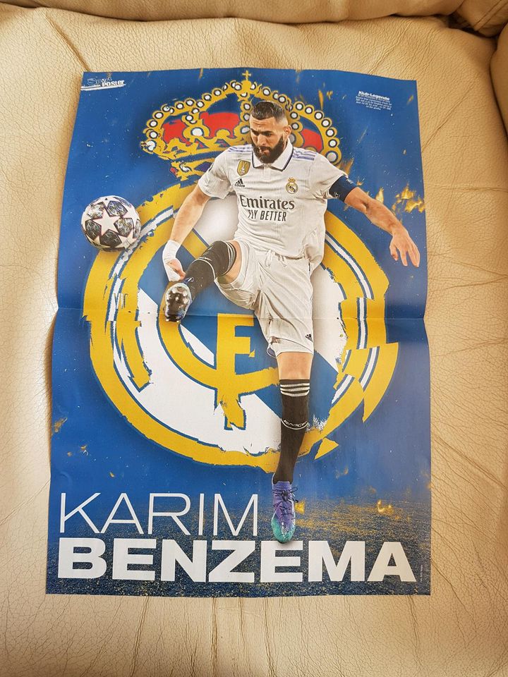 6 x DIN A3 POSTER Karim Benzema Real Madrid Bravo Sport Fußball in Solingen
