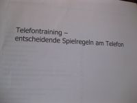 Telefontraining, Seminarunterlagen, 43 Seiten Bayern - Stein Vorschau