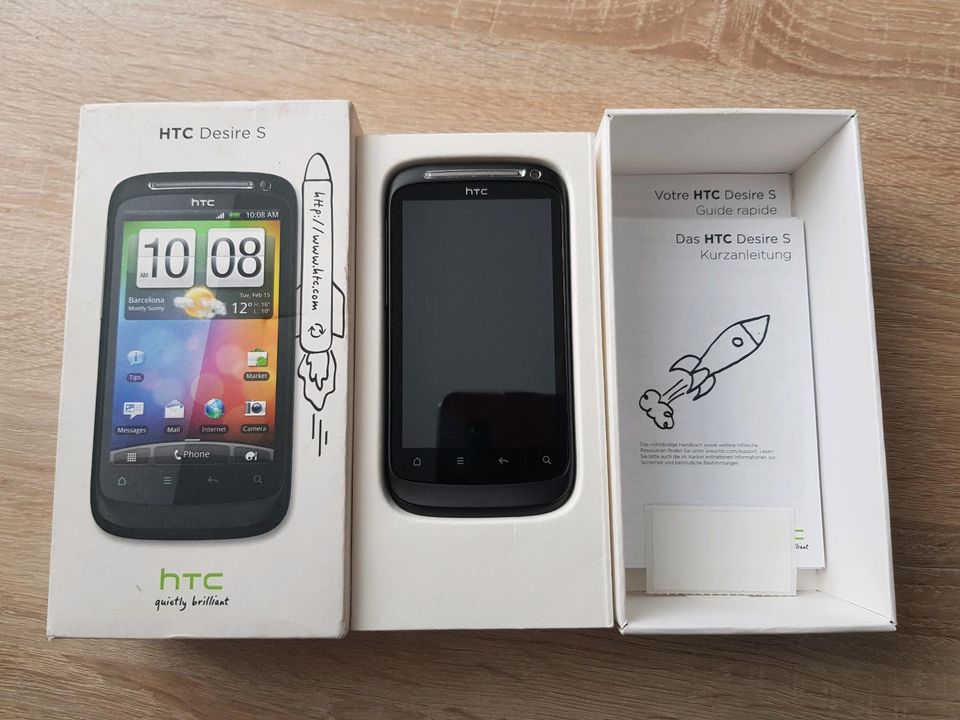 **HTC Desire S Muted Black** mit OVP in Stolberg (Rhld)