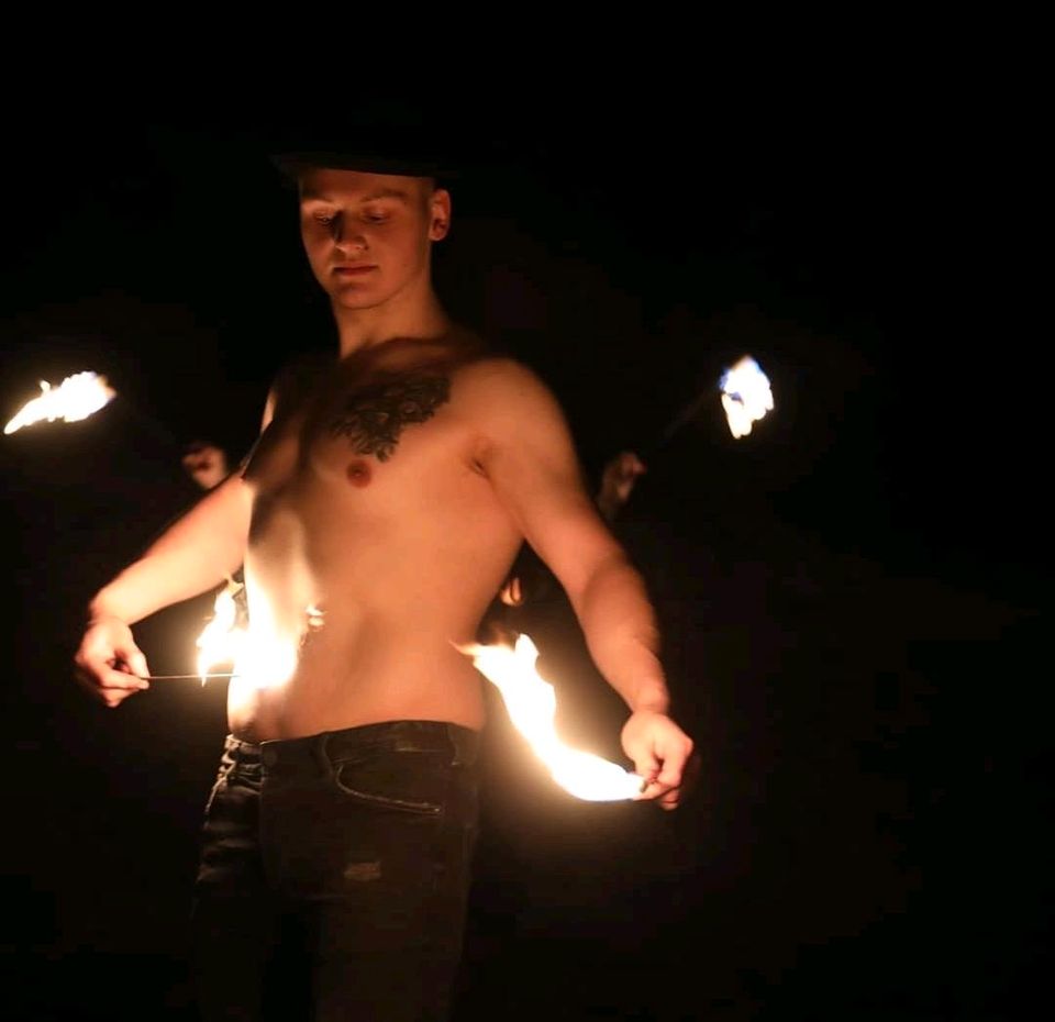 Feuershow für Hochzeit Geburtstag u.a. in Leipzig