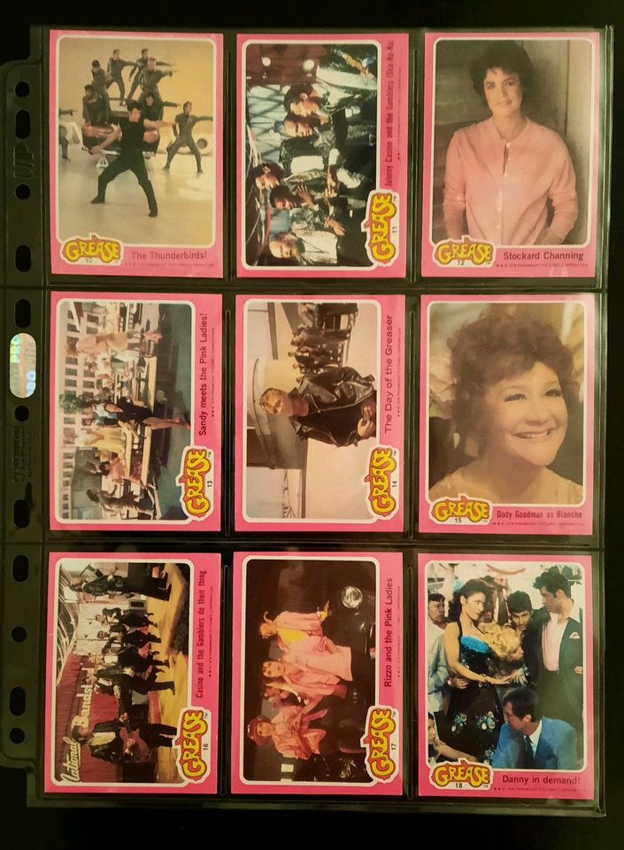 Grease Topps 1976-78 Sammelkarten kompl. Serie 1+2 Trading Cards in Uttenreuth