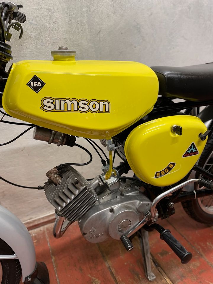 Simson S50B2 DDR Elektronik KBA Papiere in Werdau