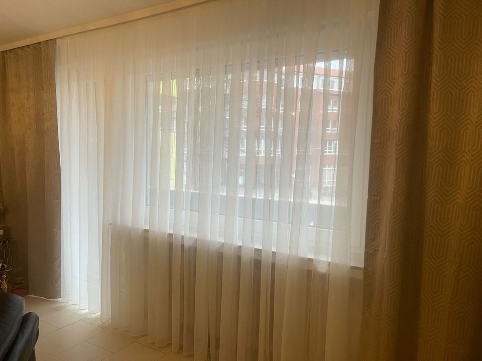 Gardinen Vorhänge weiß beige Ikea in Herten