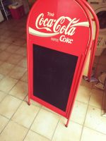 Aufsteller Coca Cola, Kreidetafel Nordrhein-Westfalen - Tecklenburg Vorschau