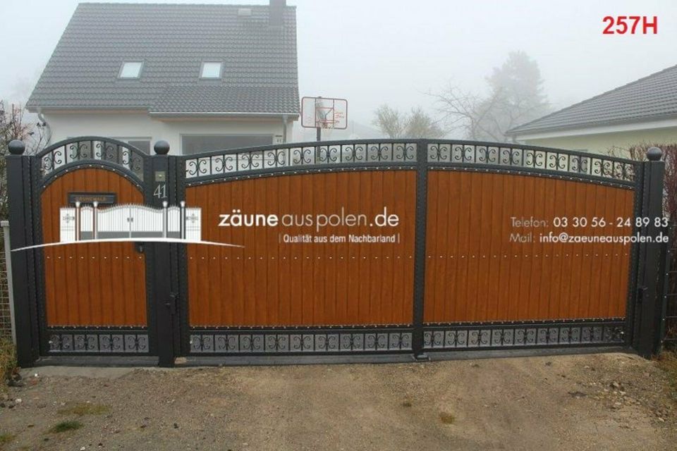 Tore mit Sichtschutz in Schönfließ b Oranienburg