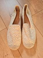 Espadrilles Spitze Gr 41 neuwertig Creme Hessen - Homberg (Efze) Vorschau