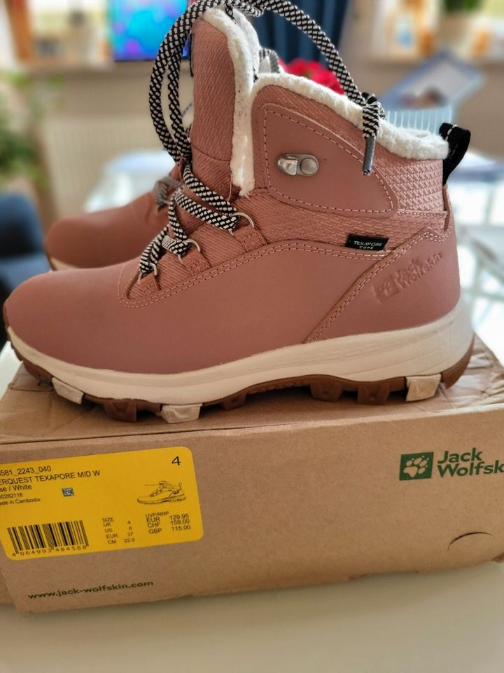 Jack Wolfskin Everquest Texapore Winterschuhe Damen Rose Gr.37 in Pommelsbrunn