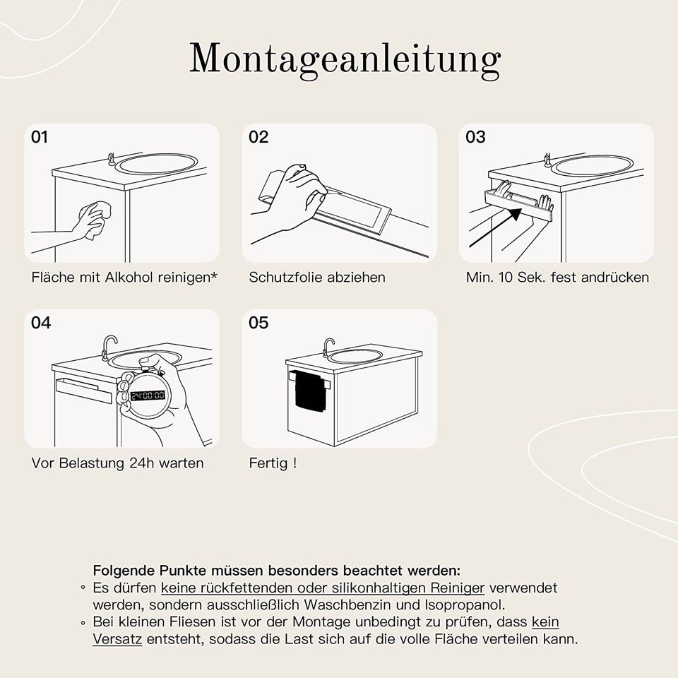 Handtuchhalter Handtuchstange Ohne Bohren Küchenrollen Halter in München