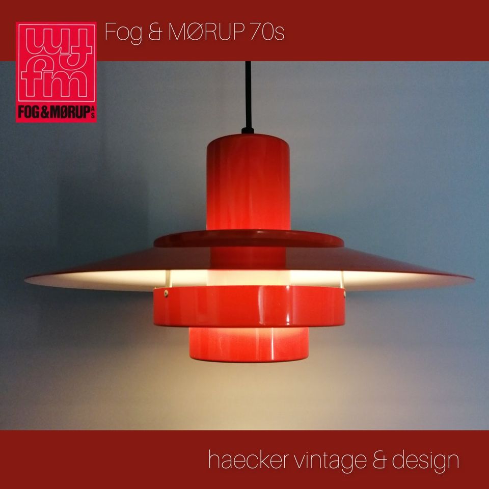 FOG & MORUP Lampe zu danish design poulsen lyfa teak 60er 70er in Berlin