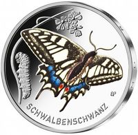 Schwalbenschwanz 5 Euro 2023 Münze Bayern - Karlskron Vorschau