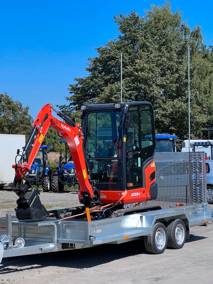 Minibagger Bagger KUBOTA KX019-4 Miete Langzeitmiete in Herford