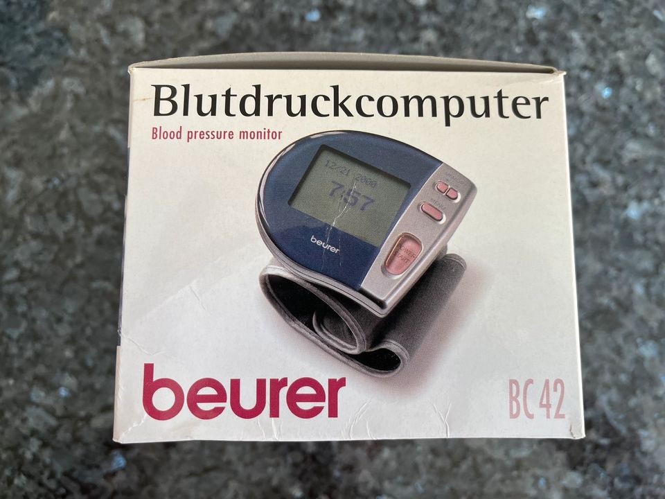 Blutdruckcomputer beurer BC 42 mit Originalkarton in Hemmoor