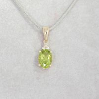 WERT 390 € BRILLANT PERIDOT ANHÄNGER 14K GELBGOLD vxlt H1460 Essen - Altenessen Vorschau