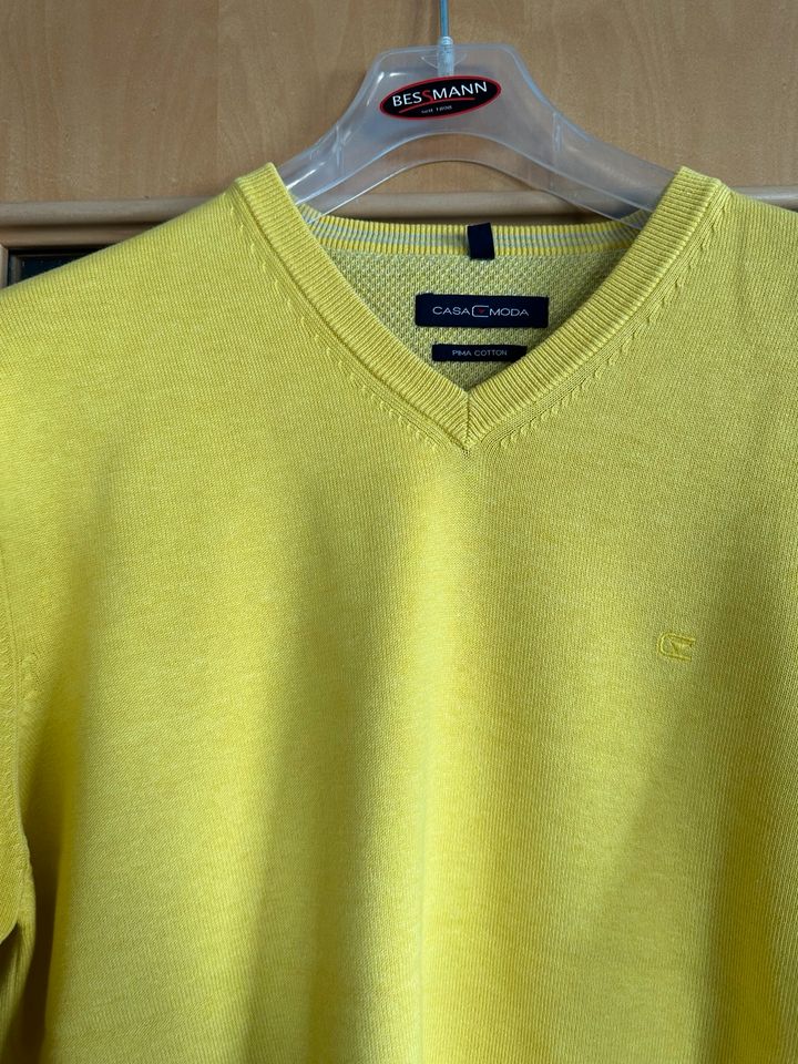 Casa Moda Pullover M gelb Herren in Herzebrock-Clarholz