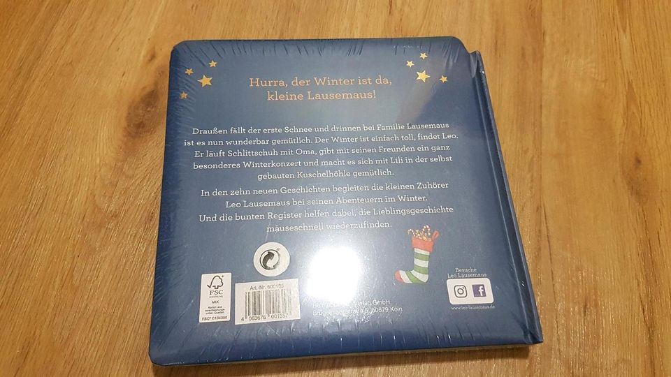 Buch NEU Leo Lausemaus Minutengeschichten zur Weihnachtszeit in Waldmünchen