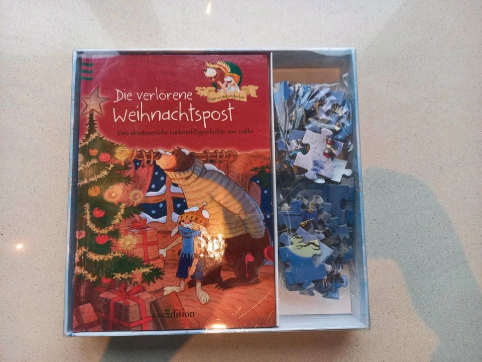 Hase und Holunderbär*Die verlorene Weihnachtspost*Puzzle*OVP*neu in Dittelbrunn