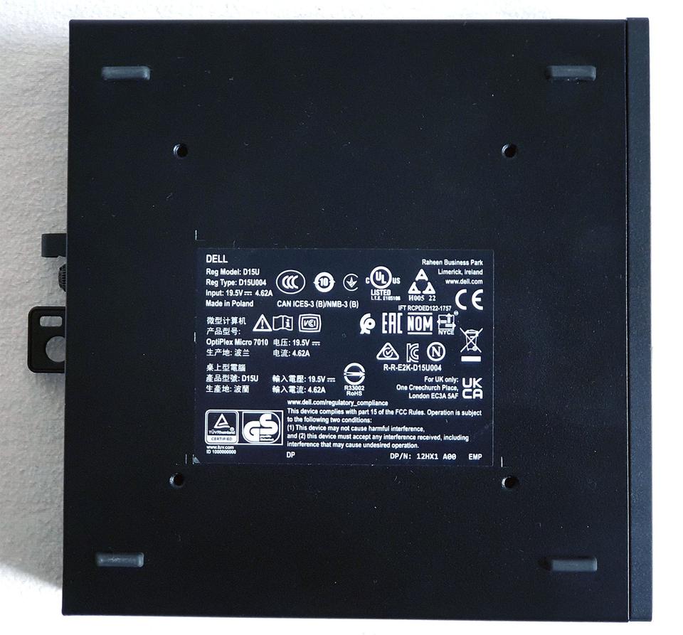 Dell OptiPlex 7010 Micro. i3-13100T 2,5GHz CPU, 8.0GB RAM, 256GB in Hamburg