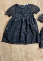 Schwarzes Kleid mit Glitzer Punkten H&M Gr.110 Wuppertal - Vohwinkel Vorschau