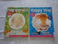 2 Zeitschriften happinez + Happy Way 2016 sehr gut erhalten Rheinland-Pfalz - Gunderath Vorschau