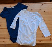 Umstandsshirts Gr S Anna Field (blau) und Esmara (weiß) Thüringen - Ilmenau Vorschau